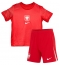 Polen Uit tenue Kids EK 2024 Korte Mouwen (+ broek)