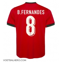 Portugal Bruno Fernandes #8 Thuis tenue EK 2024 Korte Mouwen