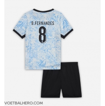 Portugal Bruno Fernandes #8 Uit tenue Kids EK 2024 Korte Mouwen (+ broek)