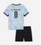 Portugal Bruno Fernandes #8 Uit tenue Kids EK 2024 Korte Mouwen (+ broek)