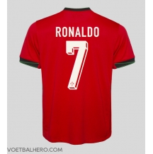 Portugal Cristiano Ronaldo #7 Thuis tenue EK 2024 Korte Mouwen