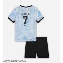 Portugal Cristiano Ronaldo #7 Uit tenue Kids EK 2024 Korte Mouwen (+ broek)