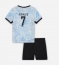 Portugal Cristiano Ronaldo #7 Uit tenue Kids EK 2024 Korte Mouwen (+ broek)