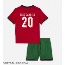 Portugal Joao Cancelo #20 Thuis tenue Kids EK 2024 Korte Mouwen (+ broek)