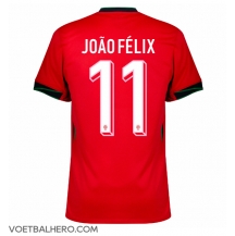 Portugal Joao Felix #11 Thuis tenue EK 2024 Korte Mouwen