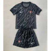 Portugal Keeper Thuis tenue Kids EK 2024 Korte Mouwen (+ broek)