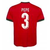 Portugal Pepe #3 Thuis tenue EK 2024 Korte Mouwen