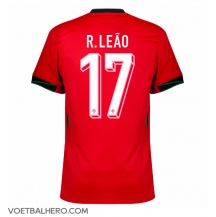 Portugal Rafael Leao #17 Thuis tenue EK 2024 Korte Mouwen