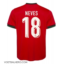 Portugal Ruben Neves #18 Thuis tenue EK 2024 Korte Mouwen