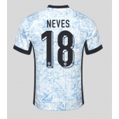 Portugal Ruben Neves #18 Uit tenue EK 2024 Korte Mouwen