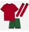 Portugal Thuis tenue Kids EK 2024 Korte Mouwen (+ broek)