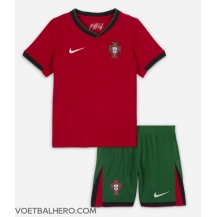 Portugal Thuis tenue Kids EK 2024 Korte Mouwen (+ broek)