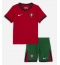 Portugal Thuis tenue Kids EK 2024 Korte Mouwen (+ broek)