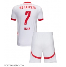 RB Leipzig Antonio Nusa #7 Thuis tenue Kids 2024-25 Korte Mouwen (+ broek)