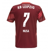 RB Leipzig Antonio Nusa #7 Uit tenue 2024-25 Korte Mouwen