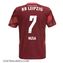 RB Leipzig Antonio Nusa #7 Uit tenue 2024-25 Korte Mouwen