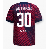 RB Leipzig Benjamin Sesko #30 Uit tenue 2023-24 Korte Mouwen