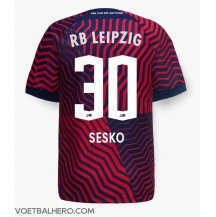 RB Leipzig Benjamin Sesko #30 Uit tenue 2023-24 Korte Mouwen