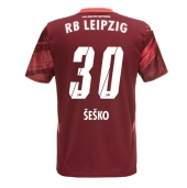 RB Leipzig Benjamin Sesko #30 Uit tenue 2024-25 Korte Mouwen