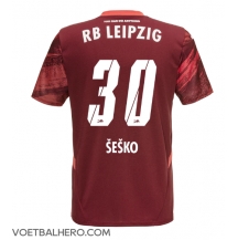 RB Leipzig Benjamin Sesko #30 Uit tenue 2024-25 Korte Mouwen