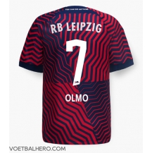 RB Leipzig Dani Olmo #7 Uit tenue 2023-24 Korte Mouwen