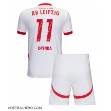 RB Leipzig Lois Openda #11 Thuis tenue Kids 2024-25 Korte Mouwen (+ broek)