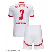 RB Leipzig Lutsharel Geertruida #3 Thuis tenue Kids 2024-25 Korte Mouwen (+ broek)