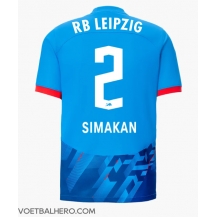 RB Leipzig Mohamed Simakan #2 Derde tenue 2023-24 Korte Mouwen