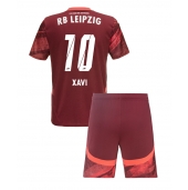 RB Leipzig Xavi Simons #10 Uit tenue Kids 2024-25 Korte Mouwen (+ broek)