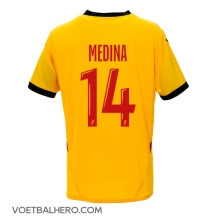 RC Lens Facundo Medina #14 Thuis tenue 2024-25 Korte Mouwen