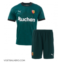 RC Lens Uit tenue Kids 2024-25 Korte Mouwen (+ broek)