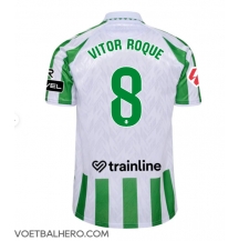 Real Betis Vitor Roque #8 Thuis tenue 2024-25 Korte Mouwen