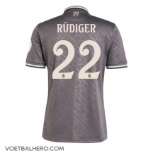 Real Madrid Antonio Rudiger #22 Derde tenue 2024-25 Korte Mouwen