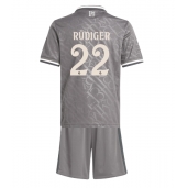 Real Madrid Antonio Rudiger #22 Derde tenue Kids 2024-25 Korte Mouwen (+ broek)