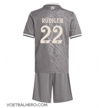 Real Madrid Antonio Rudiger #22 Derde tenue Kids 2024-25 Korte Mouwen (+ broek)