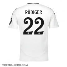 Real Madrid Antonio Rudiger #22 Thuis tenue 2024-25 Korte Mouwen