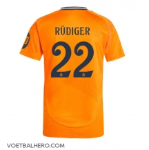 Real Madrid Antonio Rudiger #22 Uit tenue 2024-25 Korte Mouwen