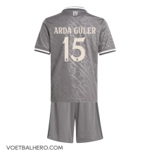 Real Madrid Arda Guler #15 Derde tenue Kids 2024-25 Korte Mouwen (+ broek)