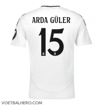 Real Madrid Arda Guler #15 Thuis tenue 2024-25 Korte Mouwen