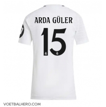 Real Madrid Arda Guler #15 Thuis tenue Dames 2024-25 Korte Mouwen