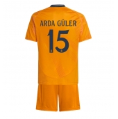 Real Madrid Arda Guler #15 Uit tenue Kids 2024-25 Korte Mouwen (+ broek)