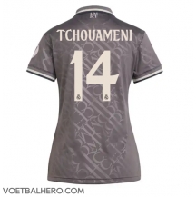 Real Madrid Aurelien Tchouameni #14 Derde tenue Dames 2024-25 Korte Mouwen