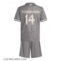 Real Madrid Aurelien Tchouameni #14 Derde tenue Kids 2024-25 Korte Mouwen (+ broek)