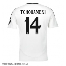 Real Madrid Aurelien Tchouameni #14 Thuis tenue 2024-25 Korte Mouwen