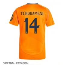 Real Madrid Aurelien Tchouameni #14 Uit tenue 2024-25 Korte Mouwen