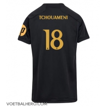 Real Madrid Aurelien Tchouameni #18 Derde tenue Dames 2023-24 Korte Mouwen