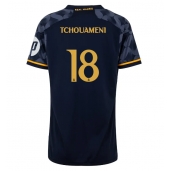 Real Madrid Aurelien Tchouameni #18 Uit tenue Dames 2023-24 Korte Mouwen