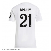 Real Madrid Brahim Diaz #21 Thuis tenue Dames 2024-25 Korte Mouwen