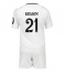 Real Madrid Brahim Diaz #21 Thuis tenue Kids 2024-25 Korte Mouwen (+ broek)