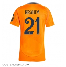 Real Madrid Brahim Diaz #21 Uit tenue Dames 2024-25 Korte Mouwen